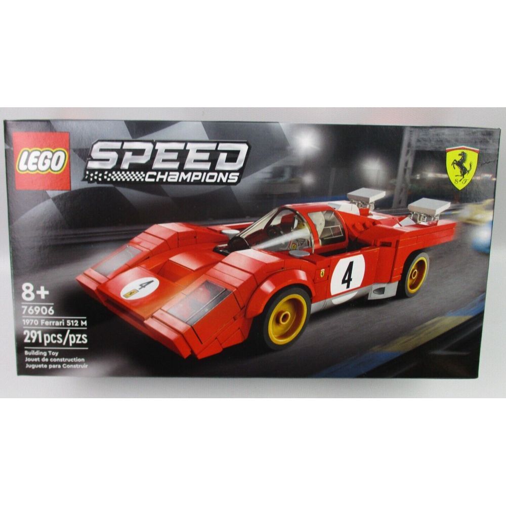 LEGO 76906 Speed Champions 1970 Ferrari 512 M Toy Building Kit New Sealed